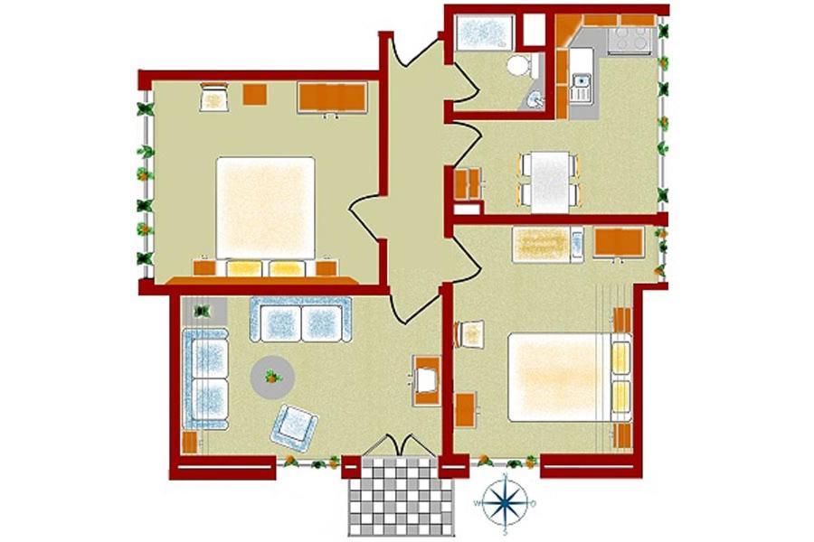 Ferienwohnung Strandflieder Norderney Luaran gambar